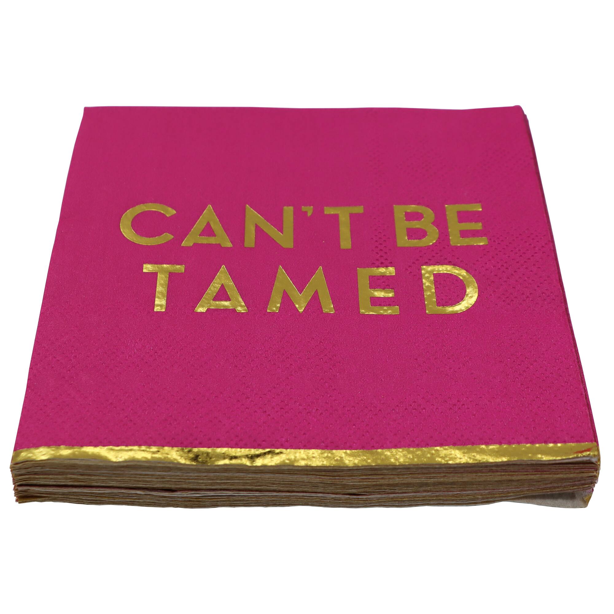Pink Jungle Can't Be Tamed Paper Beverage Napkins, 20ct. by Celebrate It™